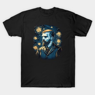 Van Gogh: Starry Portrait T-Shirt